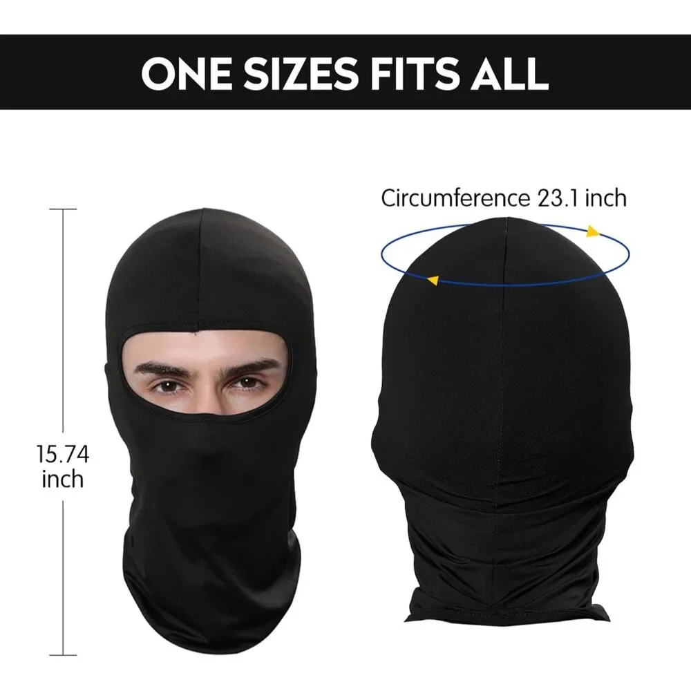 Balaclava Face Mask Polyester 3-6 Pack Ski Mask Windproof UV Protection